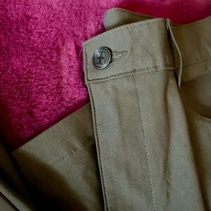 Men's Swiss Tech Pant. 34x30. Olive green.